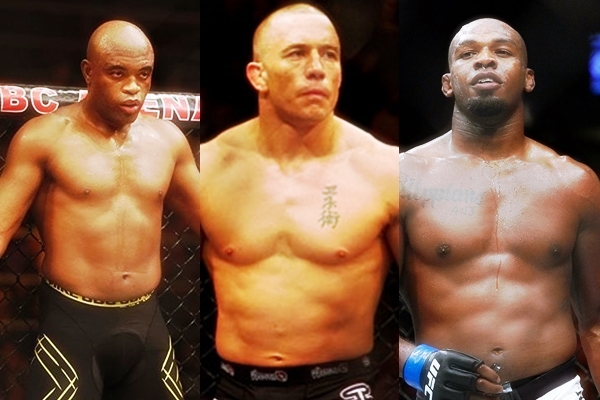 Jon Jones Georges St-Pierre Anderson Silva