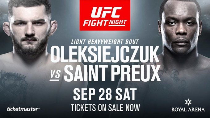 Michał Oleksiejczuk vs. Ovince Saint-Preux