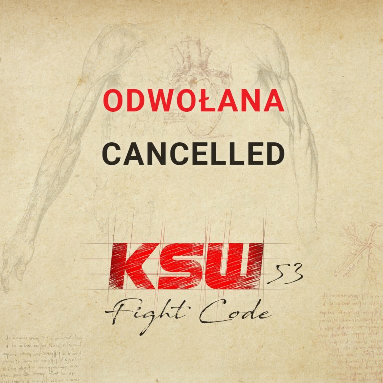 KSW 53 odwołane