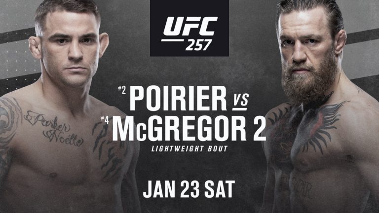 UFC 257 Poirier McGregor 2