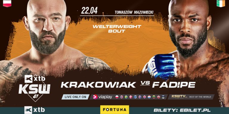 Marcin Krakowiak zmierzy się z Henrym Fadipe na gali XTB KSW 81