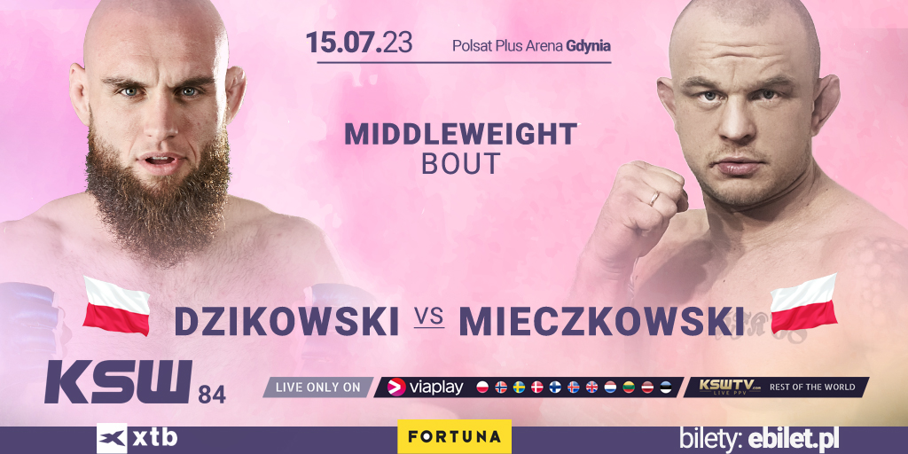 Podczas KSW 84 Borys Dzikowski przywita w okrągłej klatce Damiana Mieczkowskiego