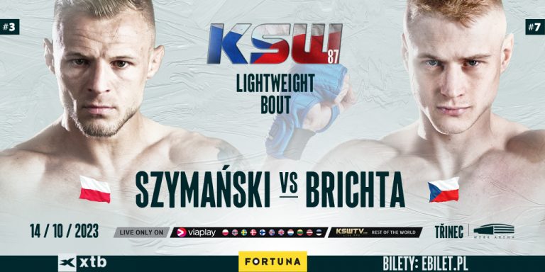 Roman Szymański zmierzy się z Leo Brichtą na gali KSW 87 w Czechach