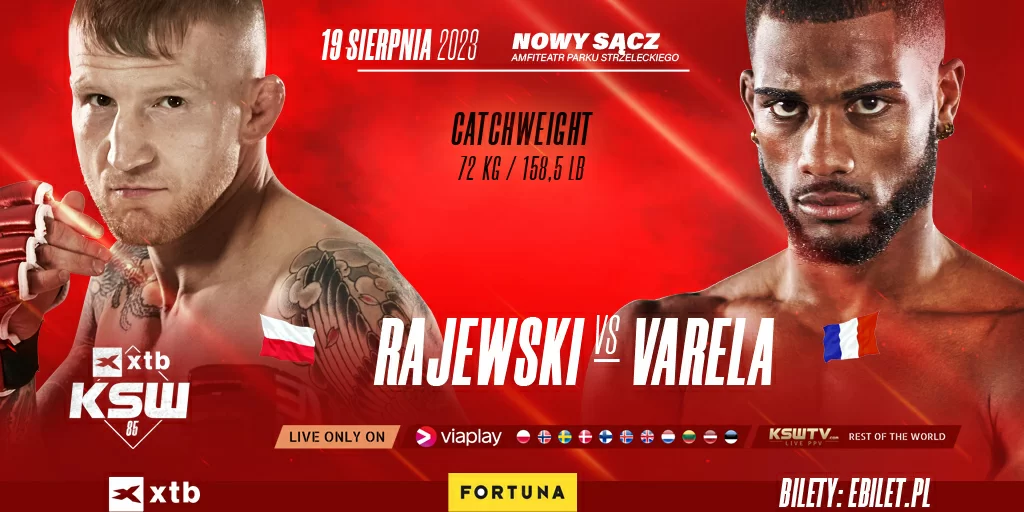 Droga do XTB KSW 85: Rajewski i Varela