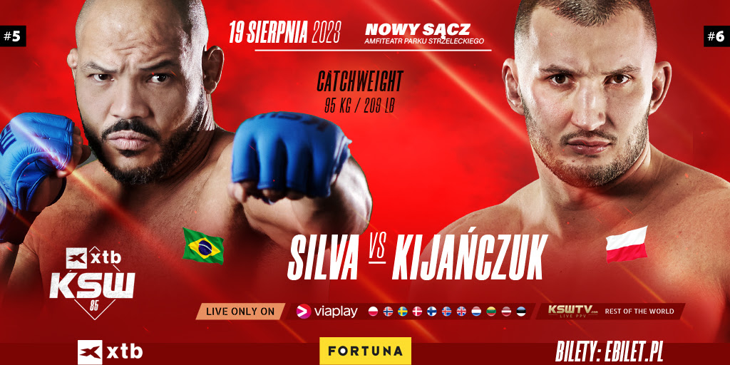 Kleber Raimundo Silva z nowym rywalem na galę XTB KSW 85