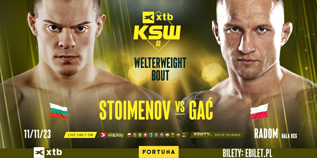 Droga do XTB KSW 88: Stoimenov i Gać