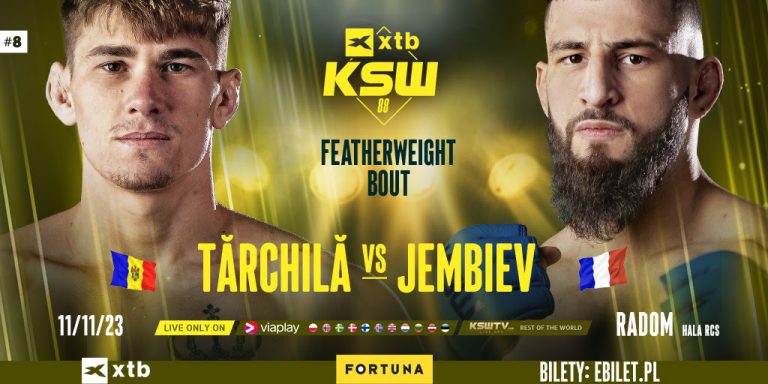 Daniela Tărchila vs Ramzan Jembiev kolejną walką gali XTB KSW 88