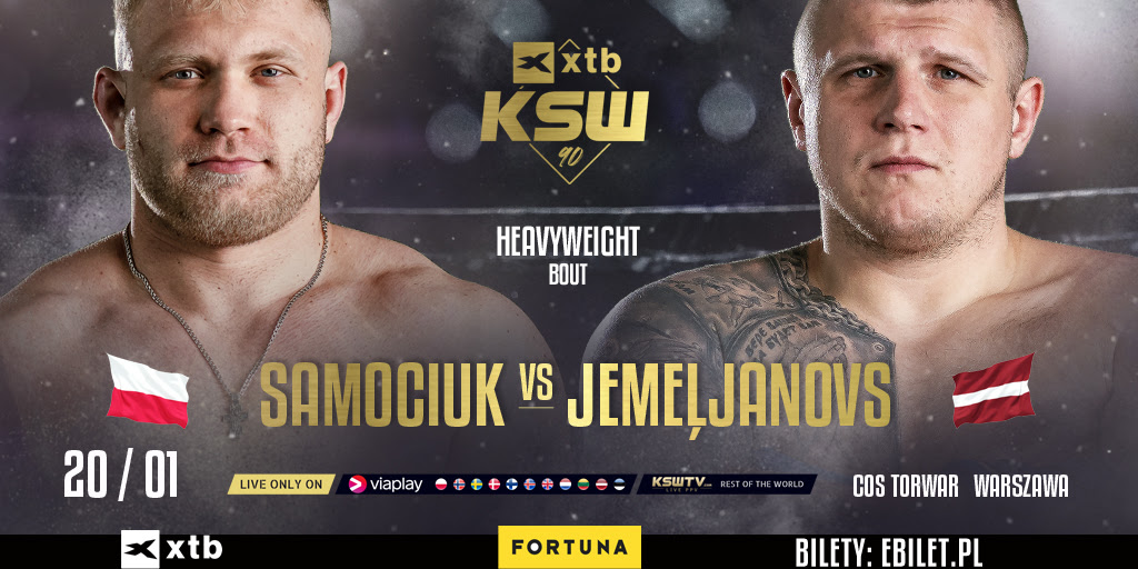 Starcie wagi ciężkiej dodane do karty walk gali XTB KSW 90