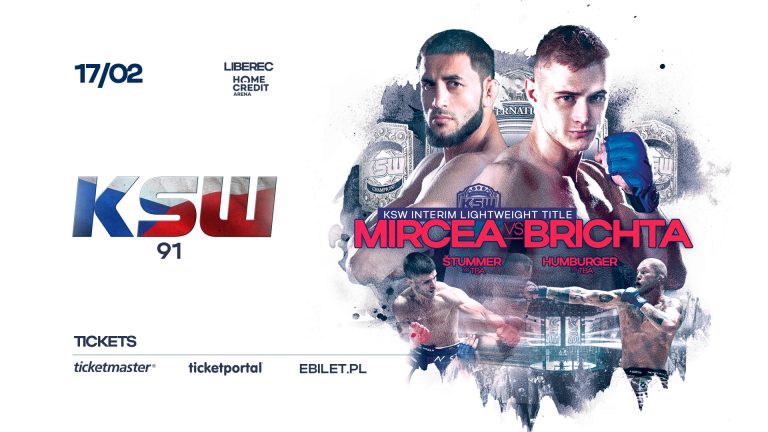 Starcie o tymczasowy pas wagi lekkiej na gali KSW 91 w Czechach