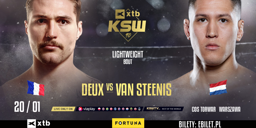 Dwa europejskie talenty zetrą się na XTB KSW 90