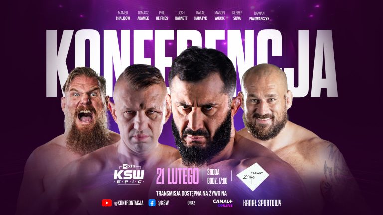 Konferencja przed galą XTB KSW Epic