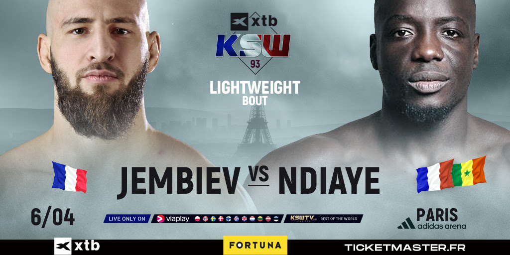 Ramzan Jembiev poznał rywala na galę KSW 93 w Paryżu