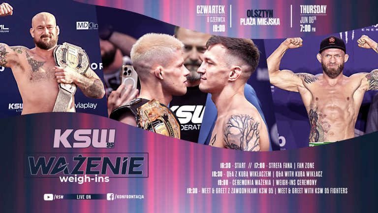 Ważenie i Strefa Fana przed galą KSW 95 w Olsztynie