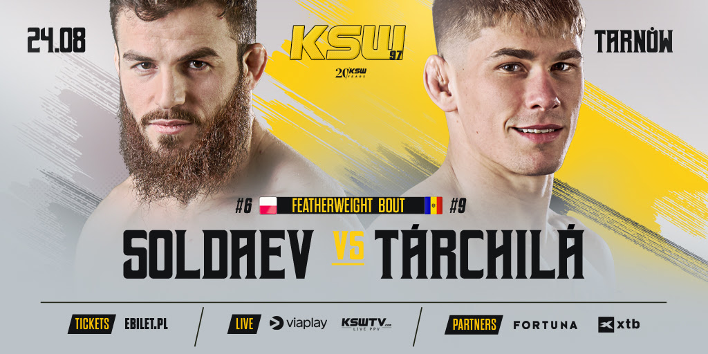 Adam Soldaev zmierzy się z Danielem Tărchilą na gali KSW 97