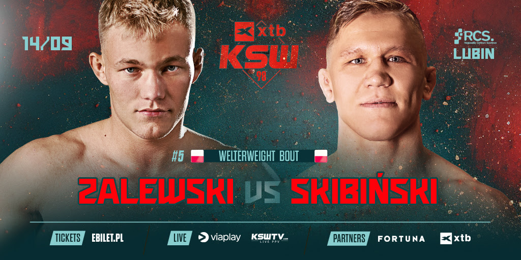 Wiktor Zalewski z nowym rywalem na galę XTB KSW 98