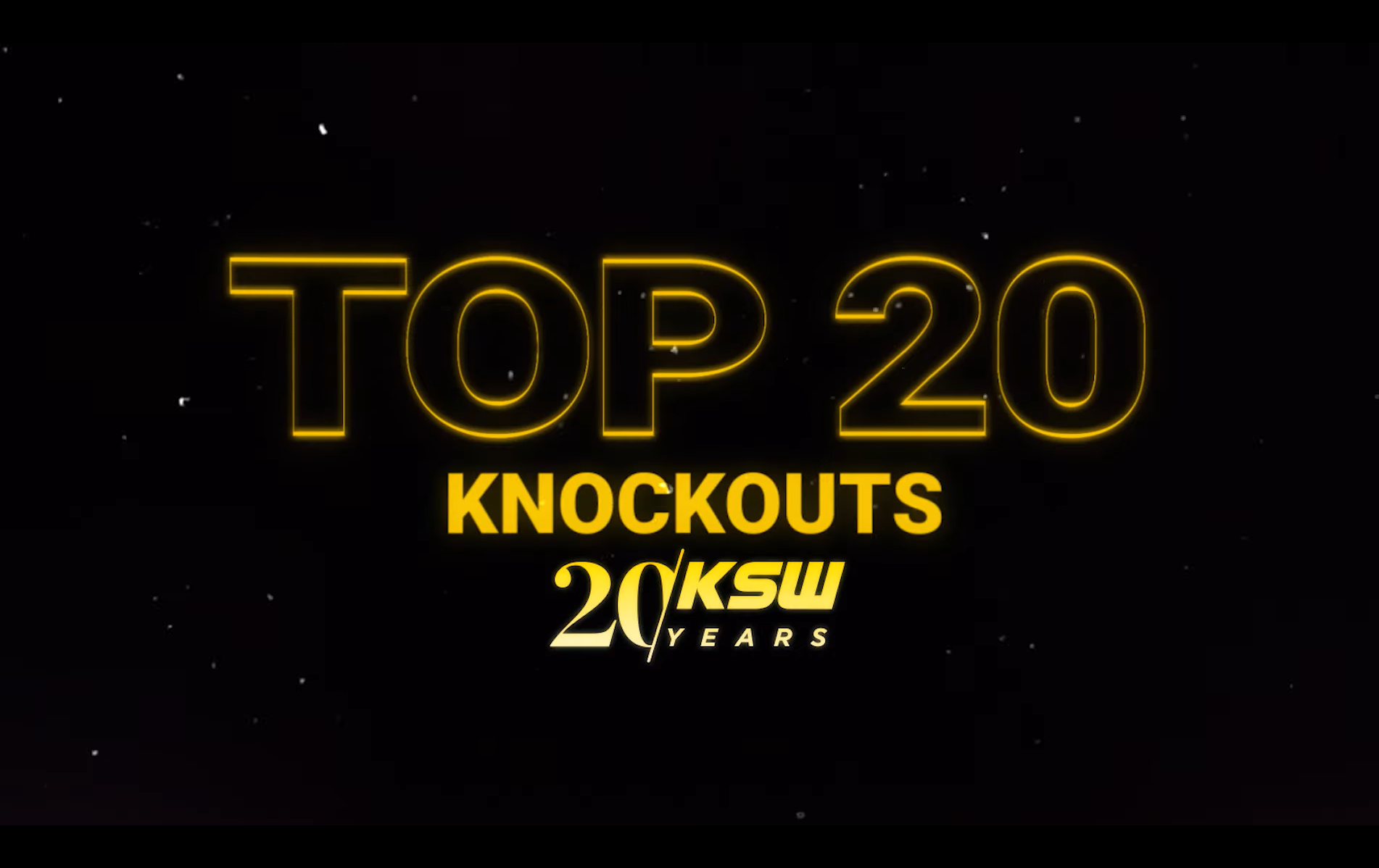 TOP 20 najlepszych nokautów w historii KSW z okazji 20-lecia organizacji