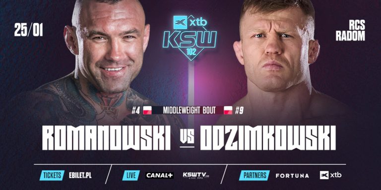 Odzimkowski vs Romanowski! Wybuchowe starcie na gali XTB KSW 102