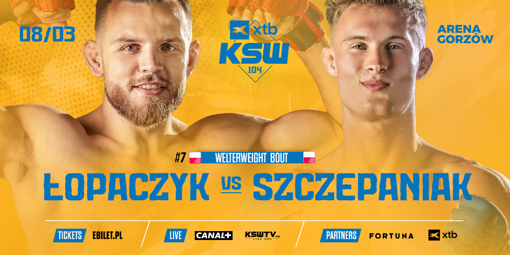 Tymoteusz Łopaczyk zmierzy się z Oskarem Szczepaniakiem na gali XTB KSW 104