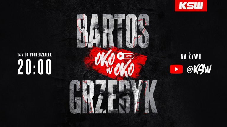 Bartosiński vs. Grzebyk! Specjalne spotkanie „Oko w oko” przed XTB KSW 105