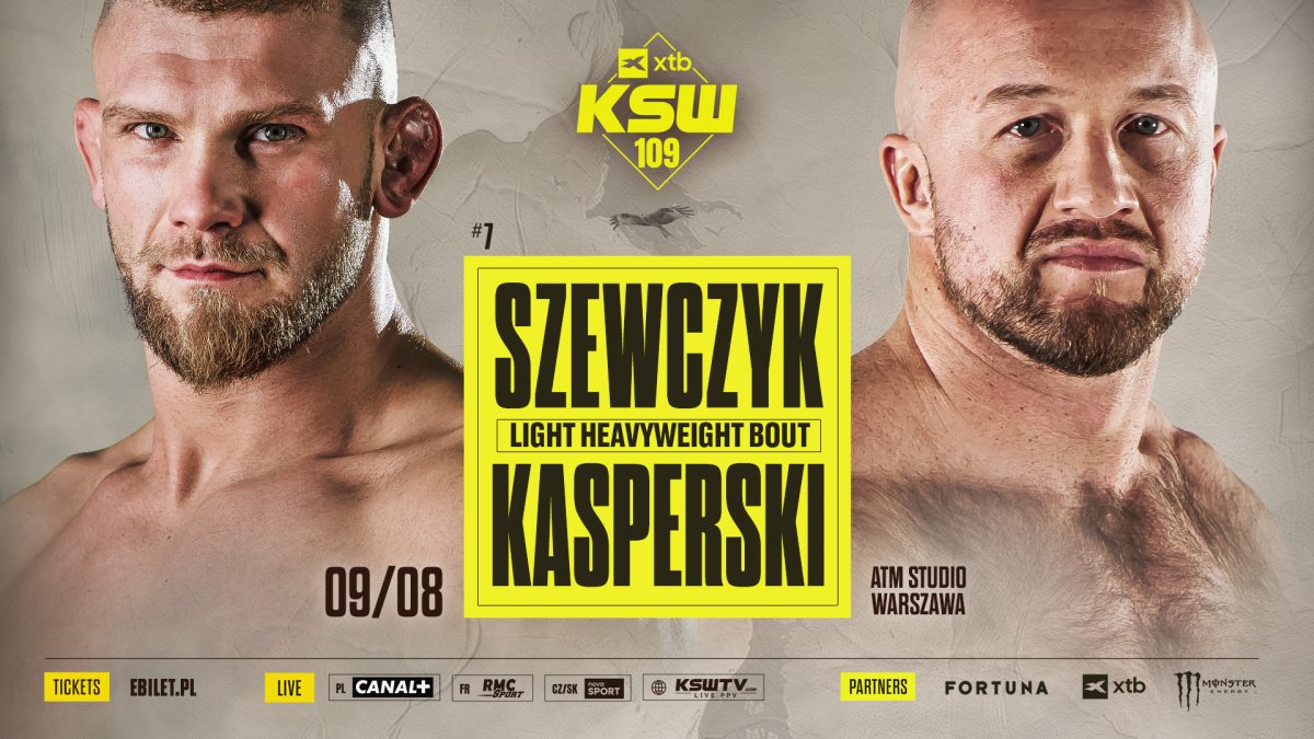 Bartosz Szewczyk zmierzy się z Dawidem Kasperskim podczas gali XTB KSW 109