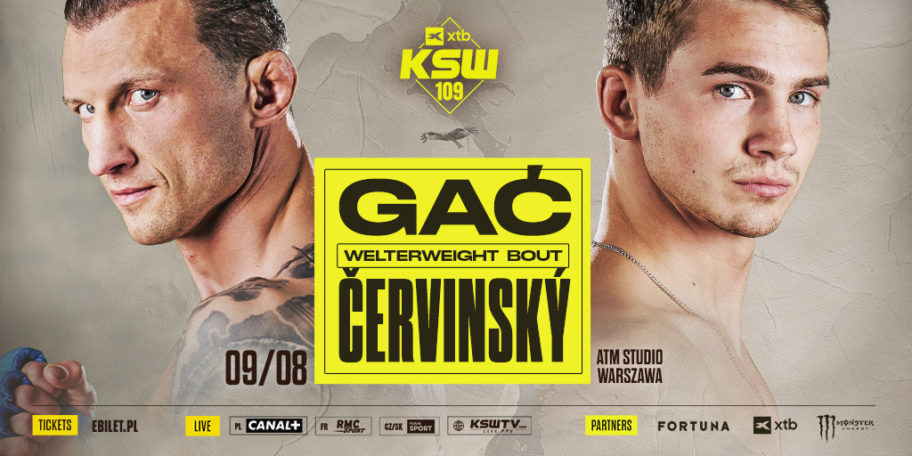 Polsko-czeskie starcie kolejną walką gali XTB KSW 109